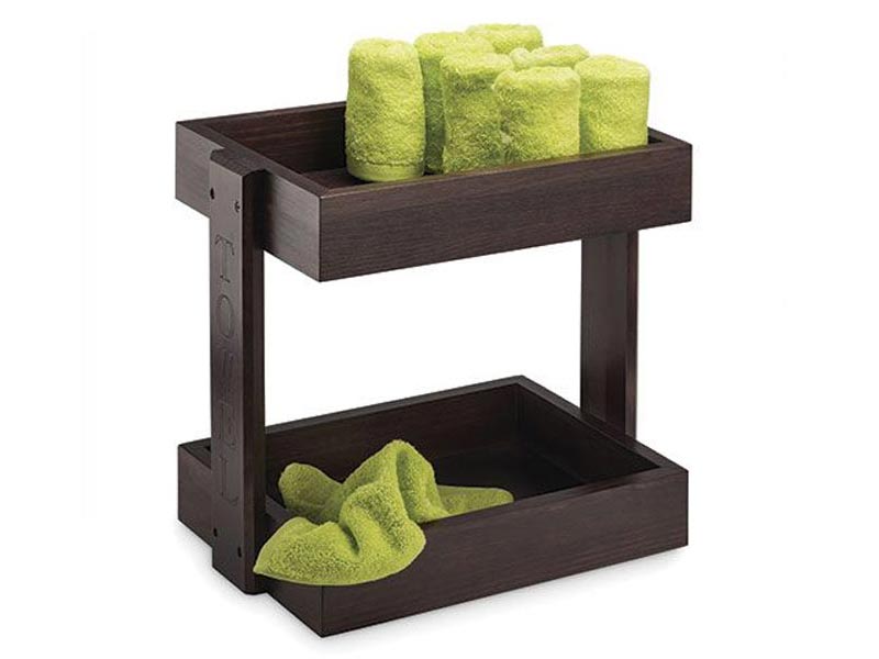 Bandeja toallas 2 alturas
