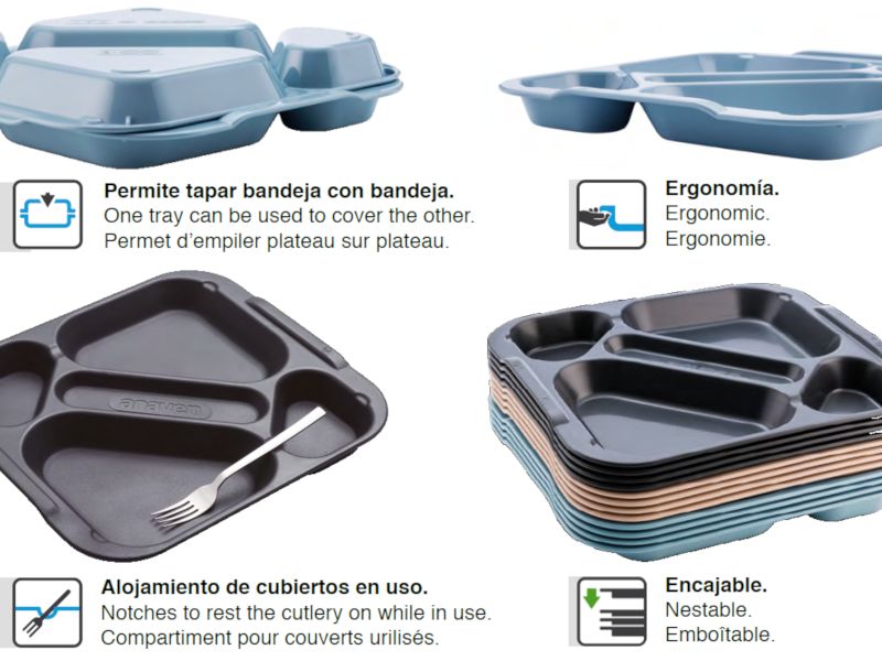 Bandeja autoservicio PC o PP