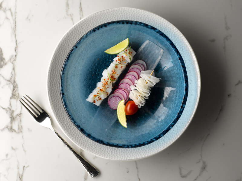 Isla Ocean Blue glass