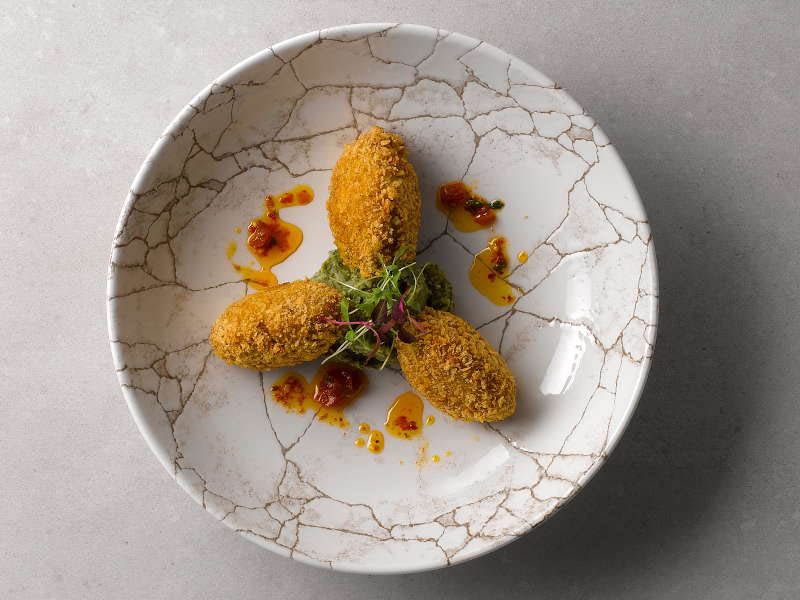 Studio Prints Kintsugi Agate Grey