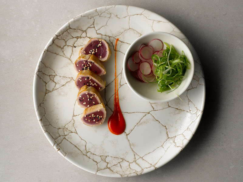 Studio Prints Kintsugi Agate Grey