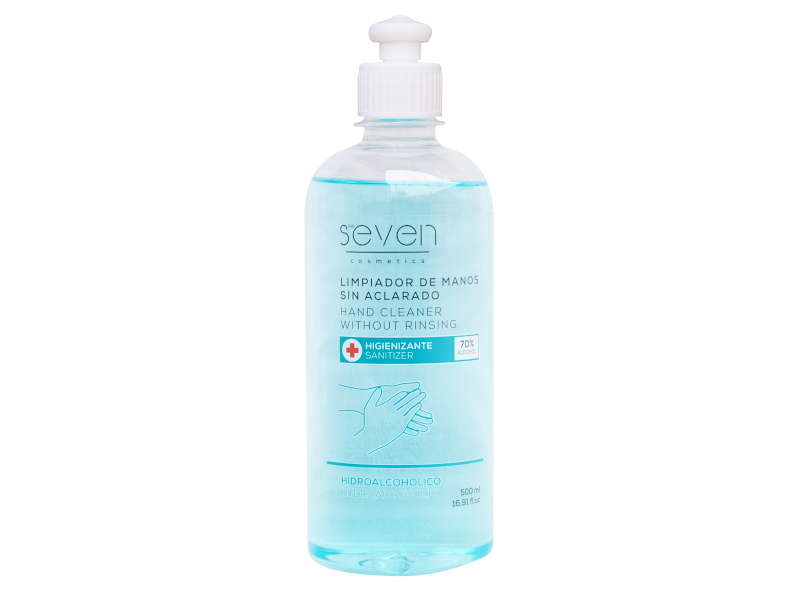 Garrafa gel hidroalcohólico 5 Litros de Seven Cosmetics. Catálogo Limpieza  Dispensadores jabón . Catálogo CRISOL.