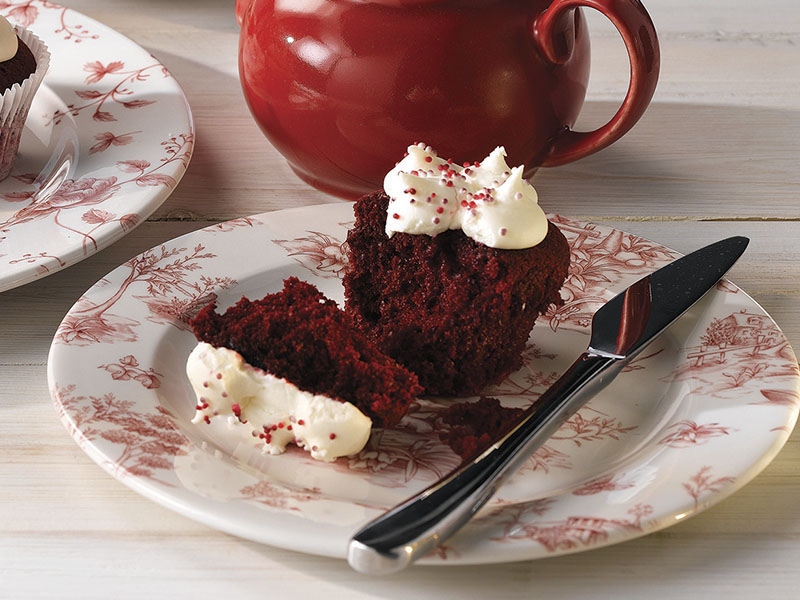 Vintage Prints Toile Cramberry