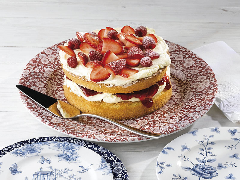 Vintage Prints Victorian Calico Cramberry