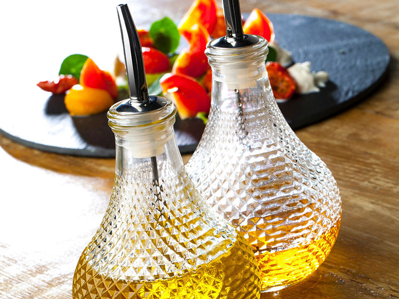 Botella vintage para cóctel.