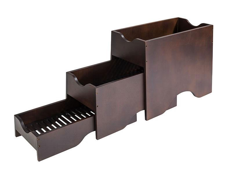 Expositor 3 cajones escalera