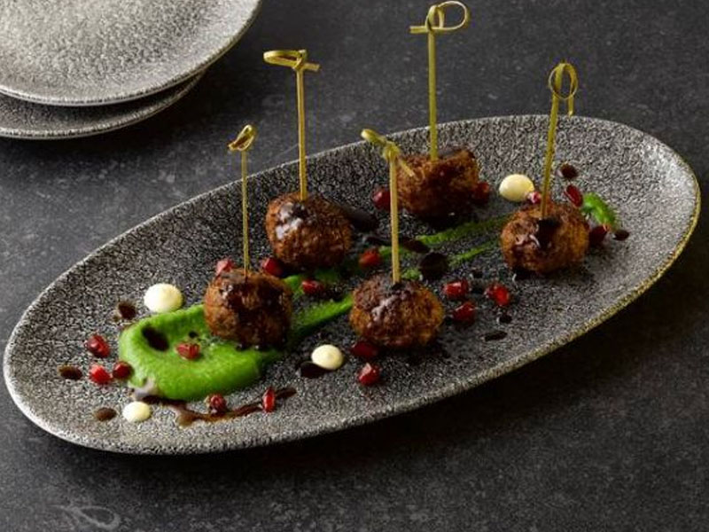 Fuente Studio Prints Raku Chef's oval