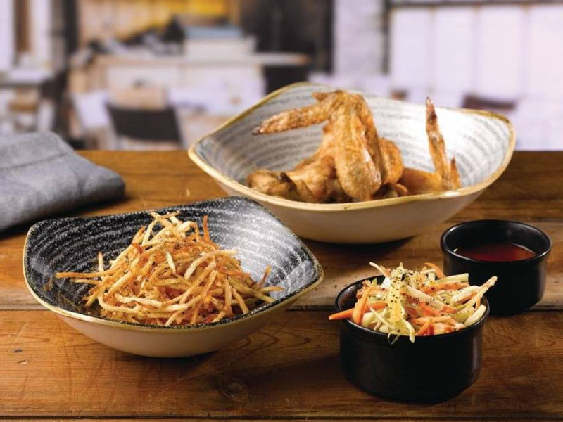 Bol cuadrado Stonecast Homespun 