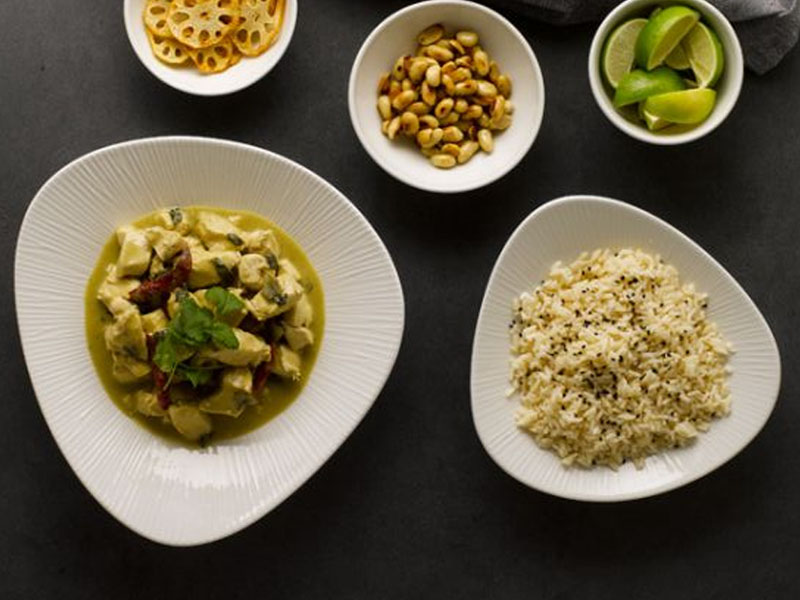 Bol triangular Bamboo 