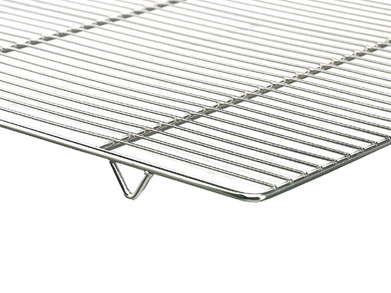 Rejilla rectangular con pies