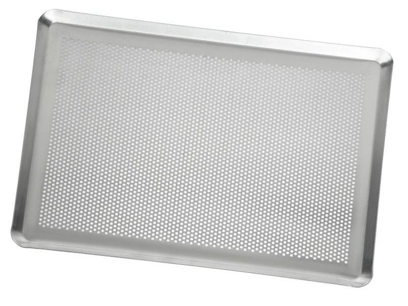 Placa pastelera de aluminio perforado