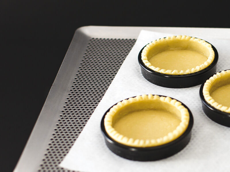 Placa pastelera de acero