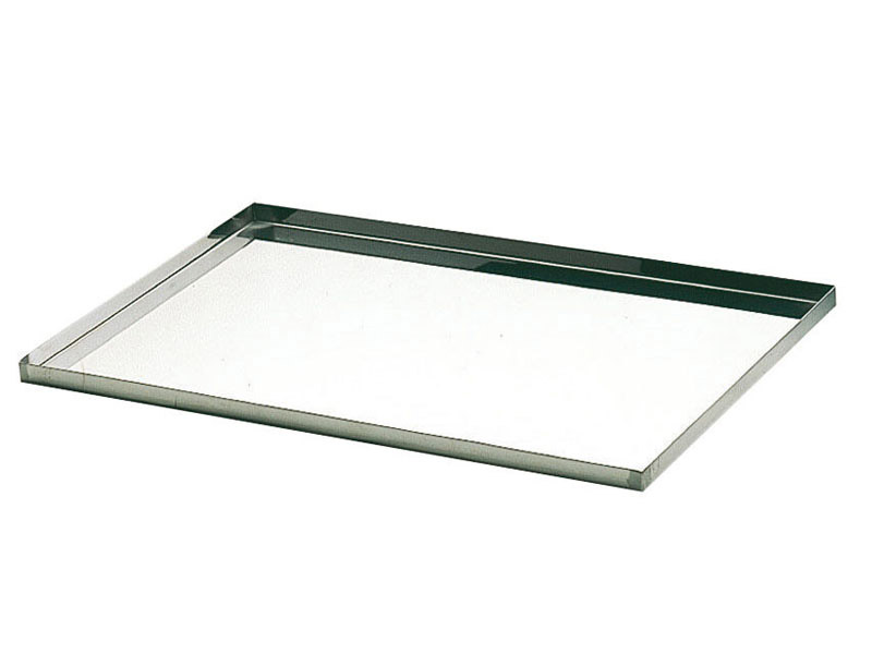 Placa pastelera inox cantos rectos
