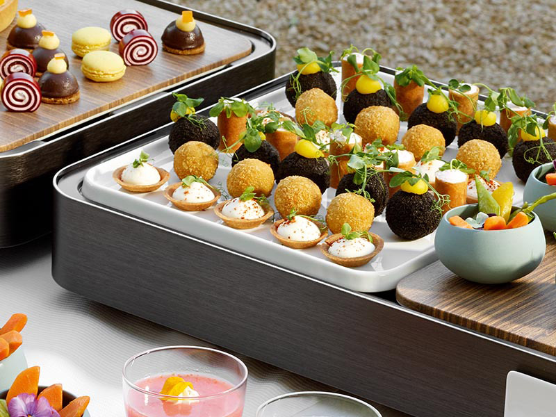 Bandejas porcelánicas Evento