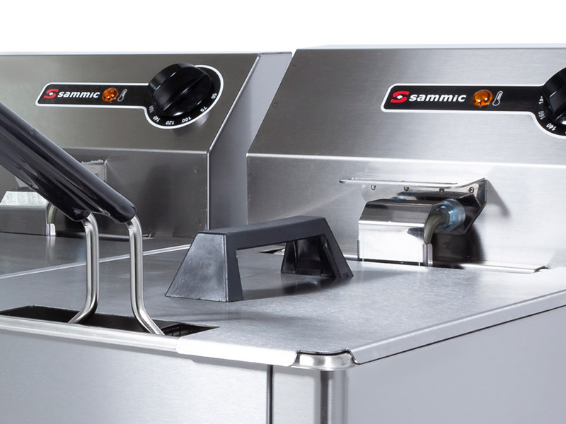 Freidora doble cuba fija