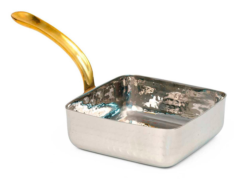 Mini sartn cuadrada inox