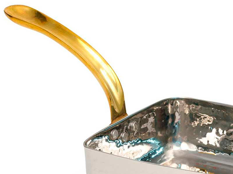 Mini sartén cuadrada inox