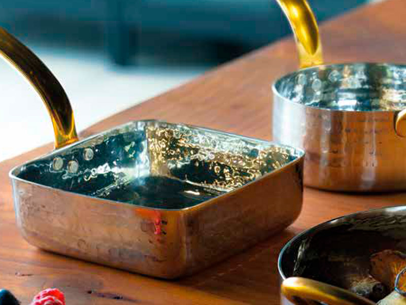 Mini sartén cuadrada inox