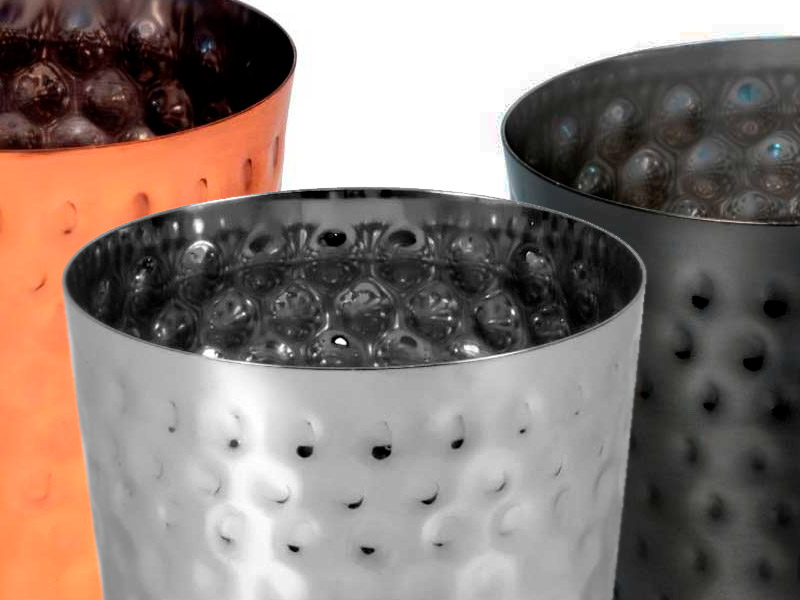 Mini vaso para servir inox