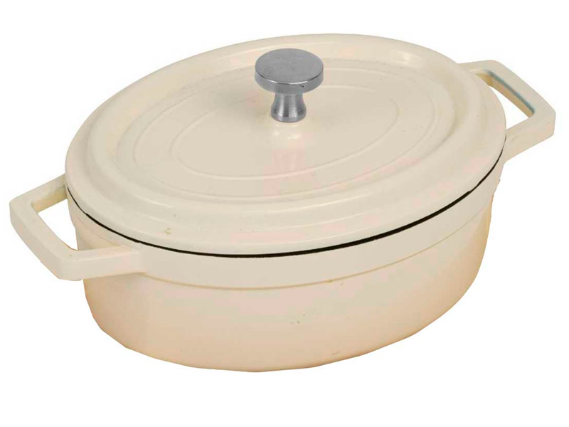 Mini cazuela oval con tapa