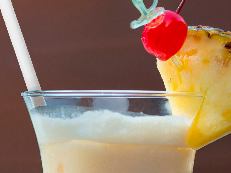 Cañitas cartón blanco