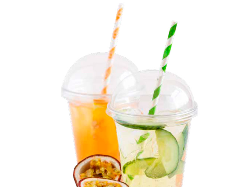 Cañitas cartón colores