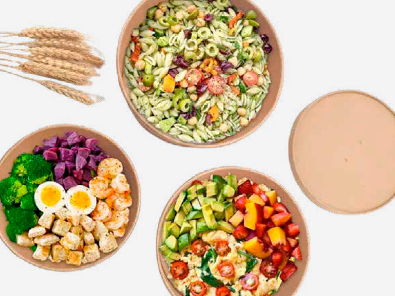 Envase redondo con tapa