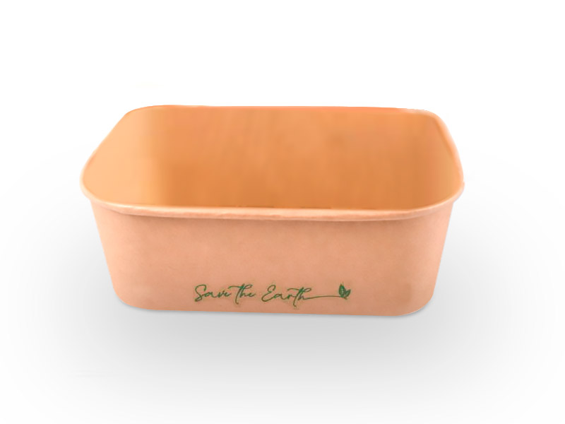 Envase rectangular cartón