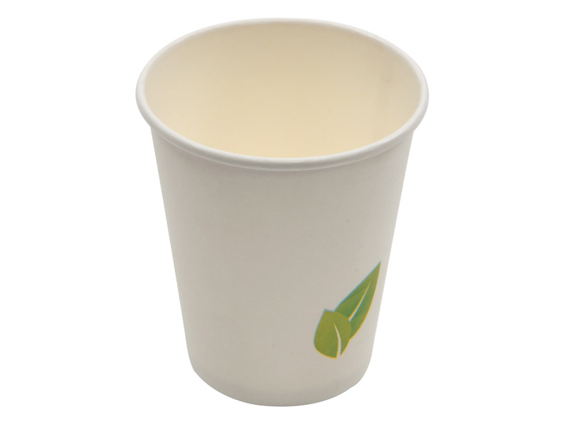 Vaso estampado hoja