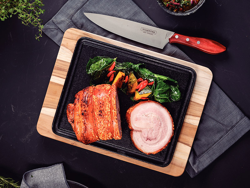 Fuente y bandeja Churrasco