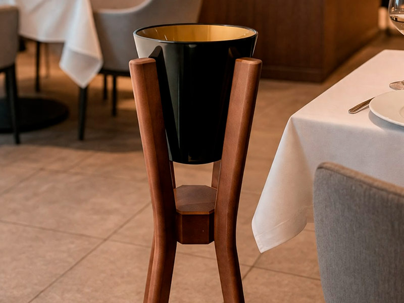 Soporte madera para cubitera