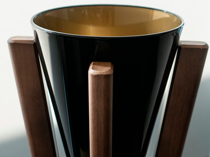 Soporte madera para cubitera