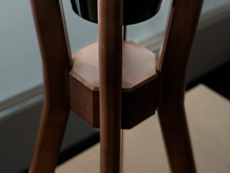 Soporte madera para cubitera