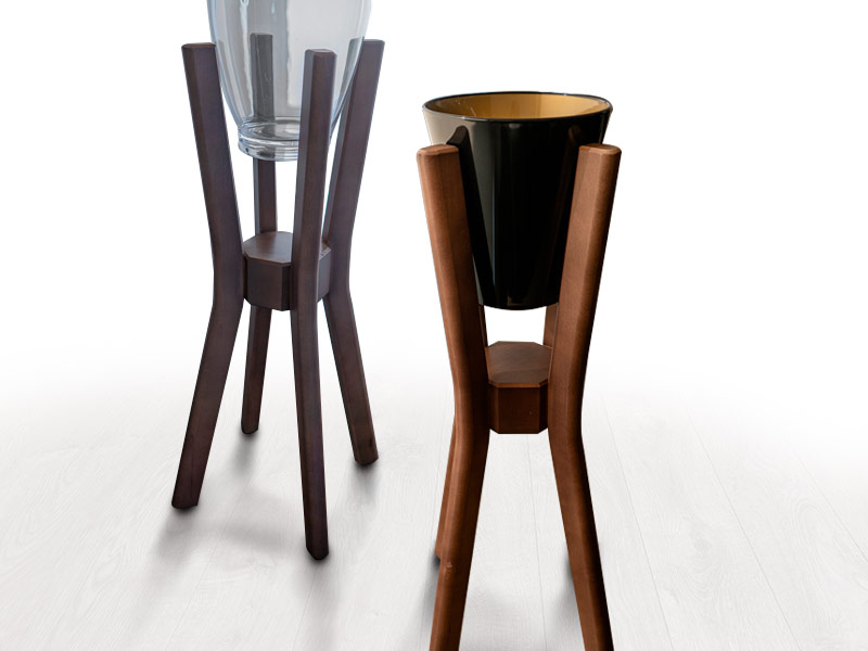 Soporte madera para cubitera