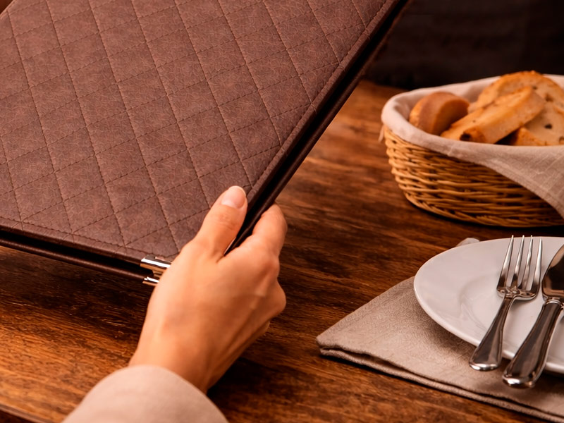 Carta men&uacute; Arlequ&iacute;n