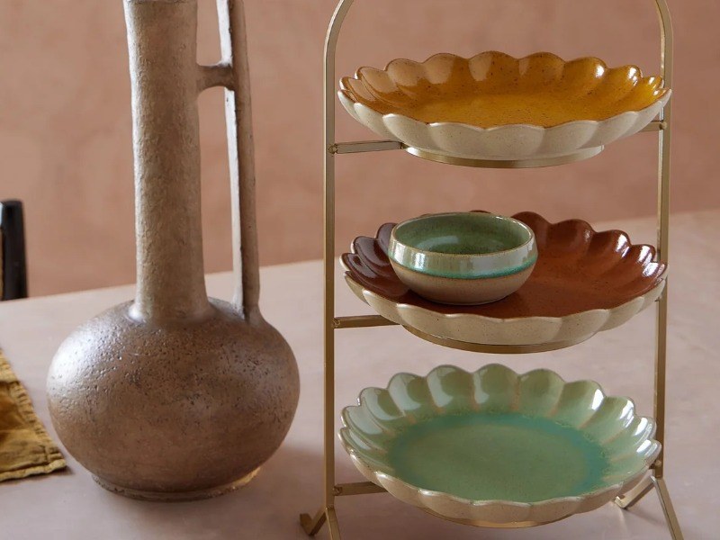 Marrakesh soportes dorados
