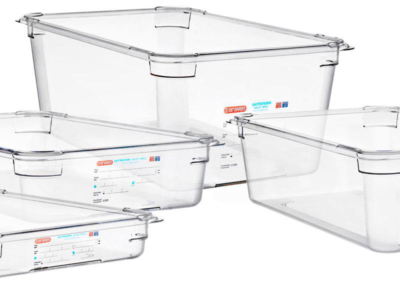 Cubetas GN policarbonato Araven