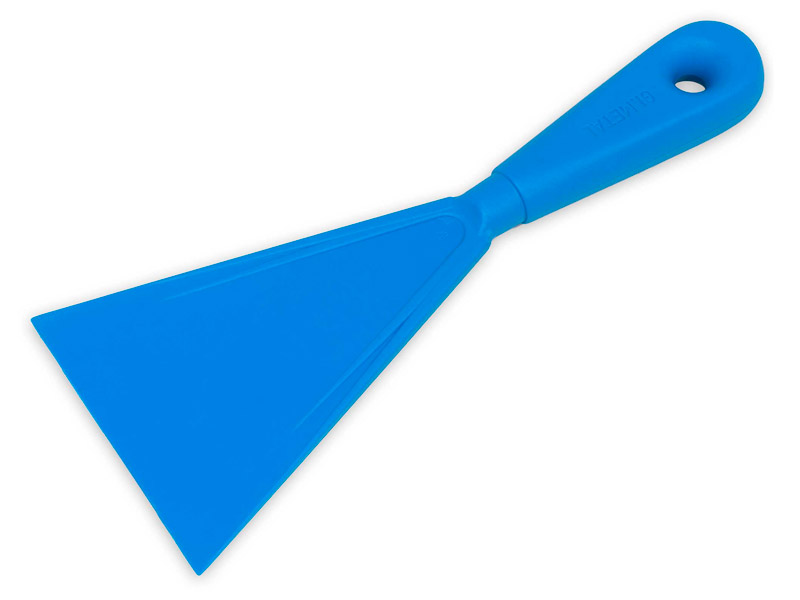Rasqueta triangular plástico