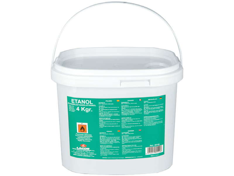 Cubo de gel etanol 4 Kgr.