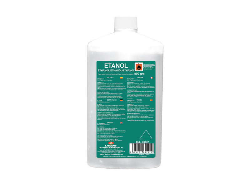 Botella de gel etanol 1 litro
