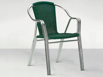 Sillón doble tubo Trenzado