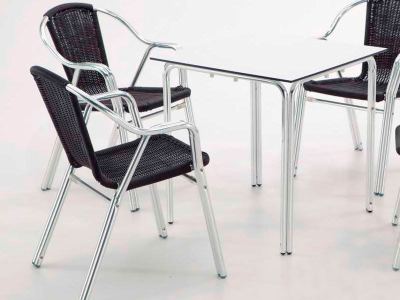 Sillón doble tubo Trenzado