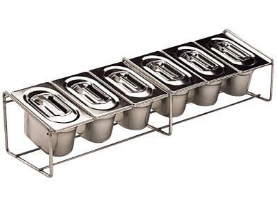 Soporte cubetas Inox