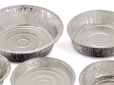 Envases aluminio redondos