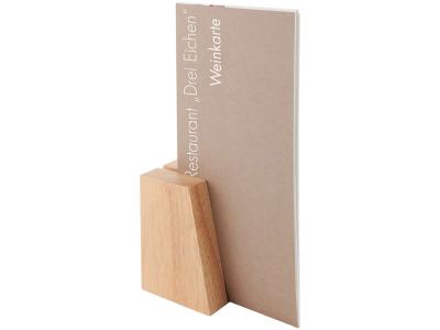 Portamenú madera design