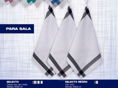 Paño cocina SELECTO negro