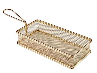 Freidora mini bandeja dorada