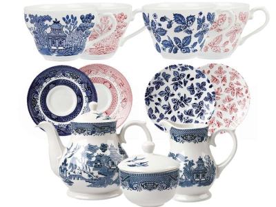 Vintage Prints platos