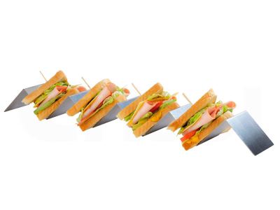 Expositor bocadillos Zig-Zag Inox