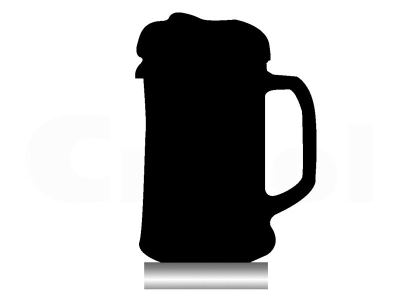 Portamenu Siluetas Cerveza